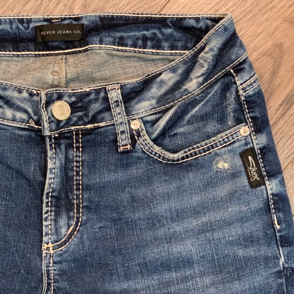 SILVER Avery Jeans NWOT - Picture 6 of 8